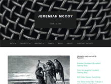 Tablet Screenshot of jeremiahmccoy.com